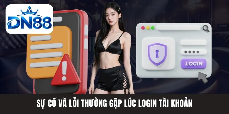 Sự cố và lỗi thường gặp lúc login tài khoản Sự cố và lỗi thường gặp lúc login tài khoản