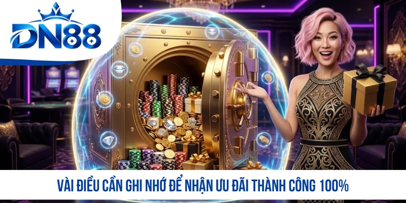 Vài điều cần ghi nhớ để nhận ưu đãi thành công 100% Vài điều cần ghi nhớ để nhận ưu đãi thành công 100%