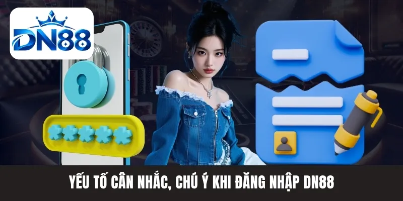 Yếu tố cân nhắc, chú ý khi đăng nhập DN88 Yếu tố cân nhắc, chú ý khi đăng nhập DN88